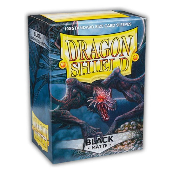 Dragon Shield Matte Sleeves – Black (100 ct) · Standard Size
